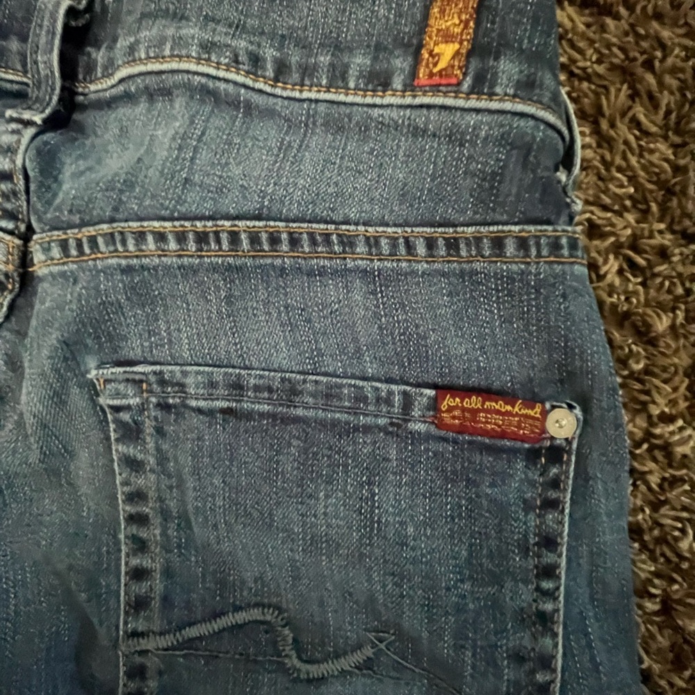 7 For All Mankind Blue Women Jeans - Picture 5 of 10